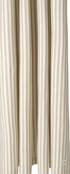Chambray Shower Curtain - Sand/Off-white