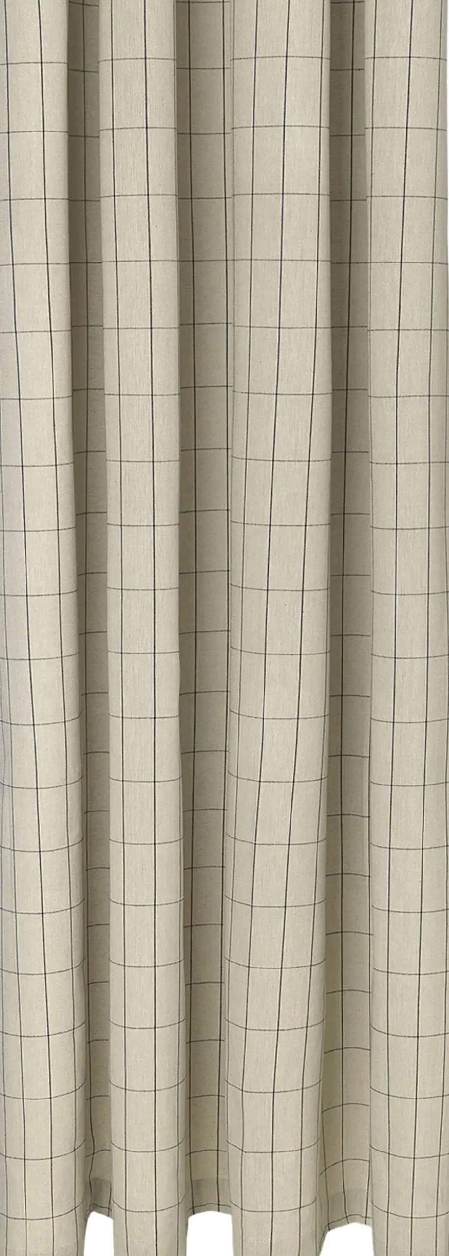 Chambray Shower Curtain - Grid