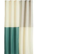 Check Shower Curtain-Green