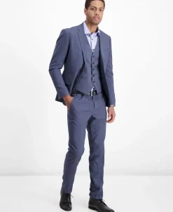 Checked mens suit