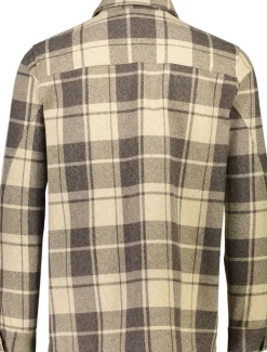 Checked overshirt L/S