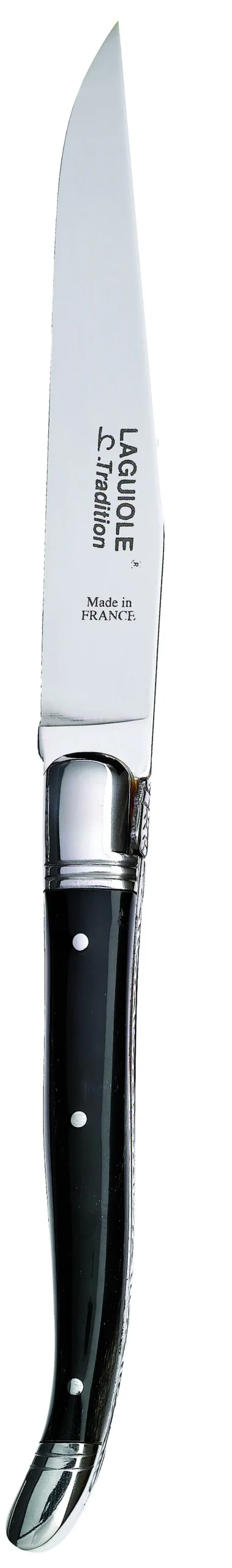 CHL Steakkniv Sort Horn Str. /ST-2