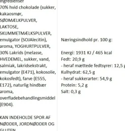 Choko-Lakrids Hindbær - Bronze, Klodsbundspose