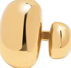 Chunky Cuff Ring in Gold