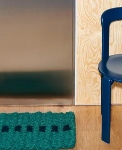 Coco Door Mat-Dot-Dark green and black