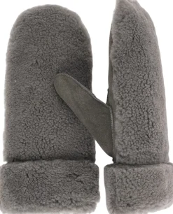 COLON - MITTENS - PALM OF SUEDE AND UPPER OF CURLY SHEARLING
