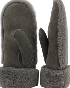 COLON - MITTENS - PALM OF SUEDE AND UPPER OF CURLY SHEARLING