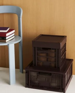 Colour Crate Plastic Lid Square/Cube, Medium