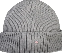 COTTON BLEND LOGO BEANIE