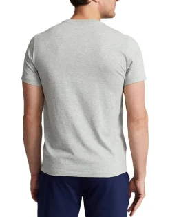 Cotton Jersey Crewneck Sleep Tee