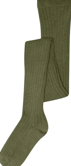 Cotton rib tights