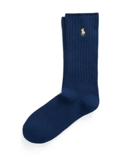 Cotton-Blend Crew Socks