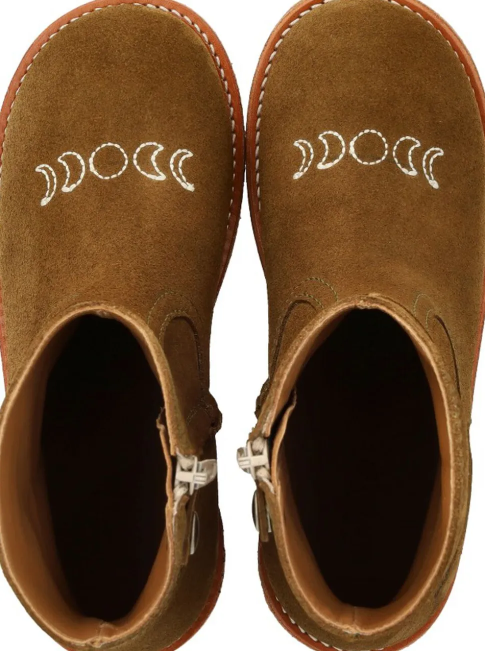 Cowboy støvle med sol- og månebrode