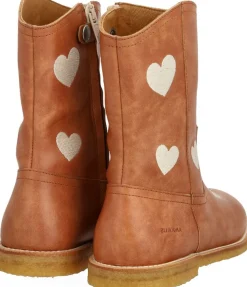 Cowboystøvle med broderede hjerter