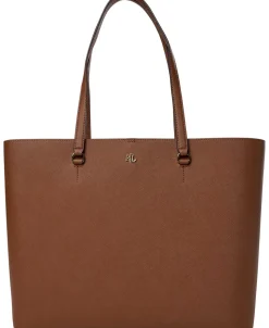 Crosshatch Leather Large Karly Tote