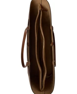 Crosshatch Leather Large Karly Tote