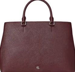 Crosshatch Leather Large Hanna Satchel