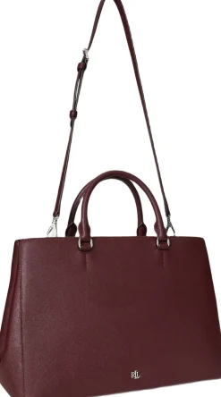 Crosshatch Leather Large Hanna Satchel