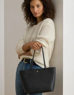 Crosshatch Leather Medium Karly Tote