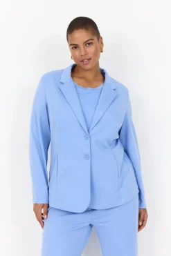 Curvy WA-SINA 1 Blazer Lyseblå