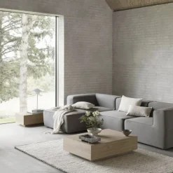 Cushion cover -BOUCLE- Colour Moonbeam 50 x 50 cm