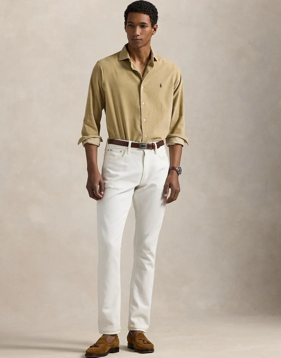 Custom Fit Corduroy Shirt