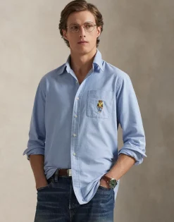 Custom Fit Polo Bear Oxford Shirt