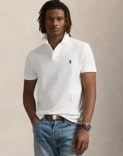 Custom Slim Fit Mesh Polo