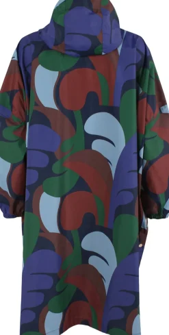 Danedream Drops Rain Poncho Blue Purple TROPS