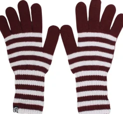 Danegoose Wool Gloves Dk Merlot/Chalk