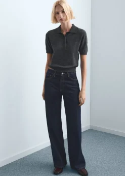 Danila high-waisted wide-leg jeans