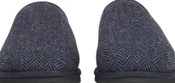 DARWIN WOOL - OPEN WOOL SLIPPERS WITH SHEARLING LINING