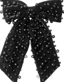 Day Pearly Velvet Bow