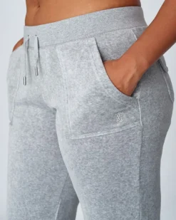 Del Ray Classic Velour Pant Pocket Design