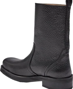 DELAWARE structure leather boots