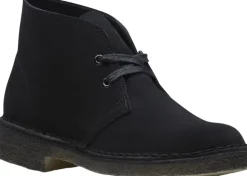 Desert Boot. Black Sde, D, 4