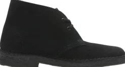 Desert Boot. Black Sde, D, 4