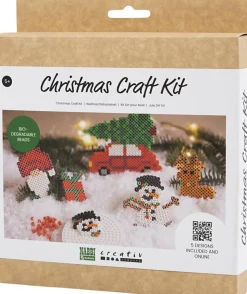 DIY Kit BioBeads , Julebil, rensdyr, snemand, nisse og gave