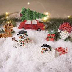 DIY Kit BioBeads , Julebil, rensdyr, snemand, nisse og gave