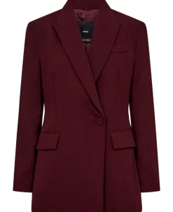 Double-breasted suit blazer