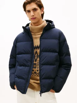 DOWN HOODED PUFFER JKT