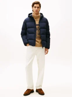 DOWN HOODED PUFFER JKT