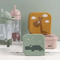 Drikkedunk m/ sugerør Croco Grøn