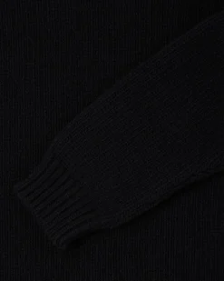 ELLIS SWEATER-BLACK/BALTIC
