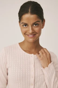 Eloise 10 Cardigan Pointelle - 100% Økologisk Bomuld GOTS