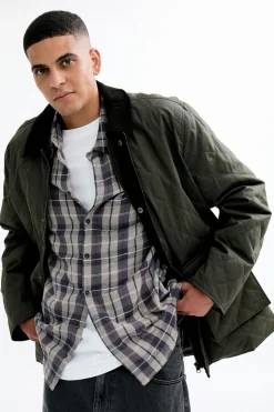 Emerson 4 Coated quiltet jakke - GRS