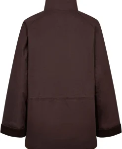 Emmy 3 Coated jakke med fløjl kanter - GRS