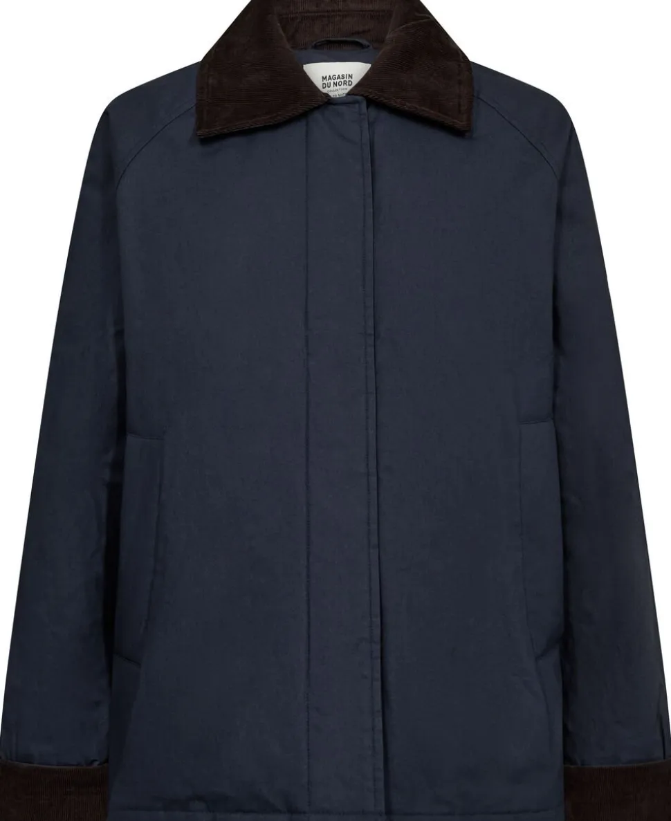 Emmy 4 coated jakke med fløjlskanter - GRS