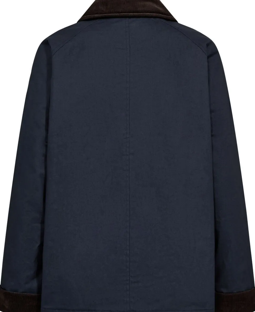 Emmy 4 coated jakke med fløjlskanter - GRS