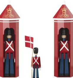 Fanebærer mini rød/blå/hvid